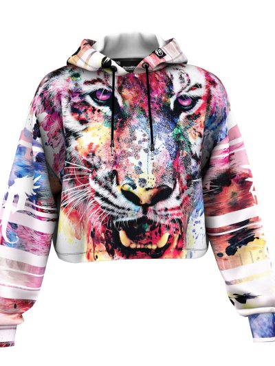 קפוצ'ון קצוץ של Aquarelle Tiger - קפוצ'ון קצר